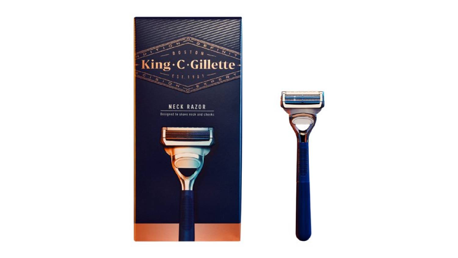 Gillette KING C. Neck & Cheek Razor