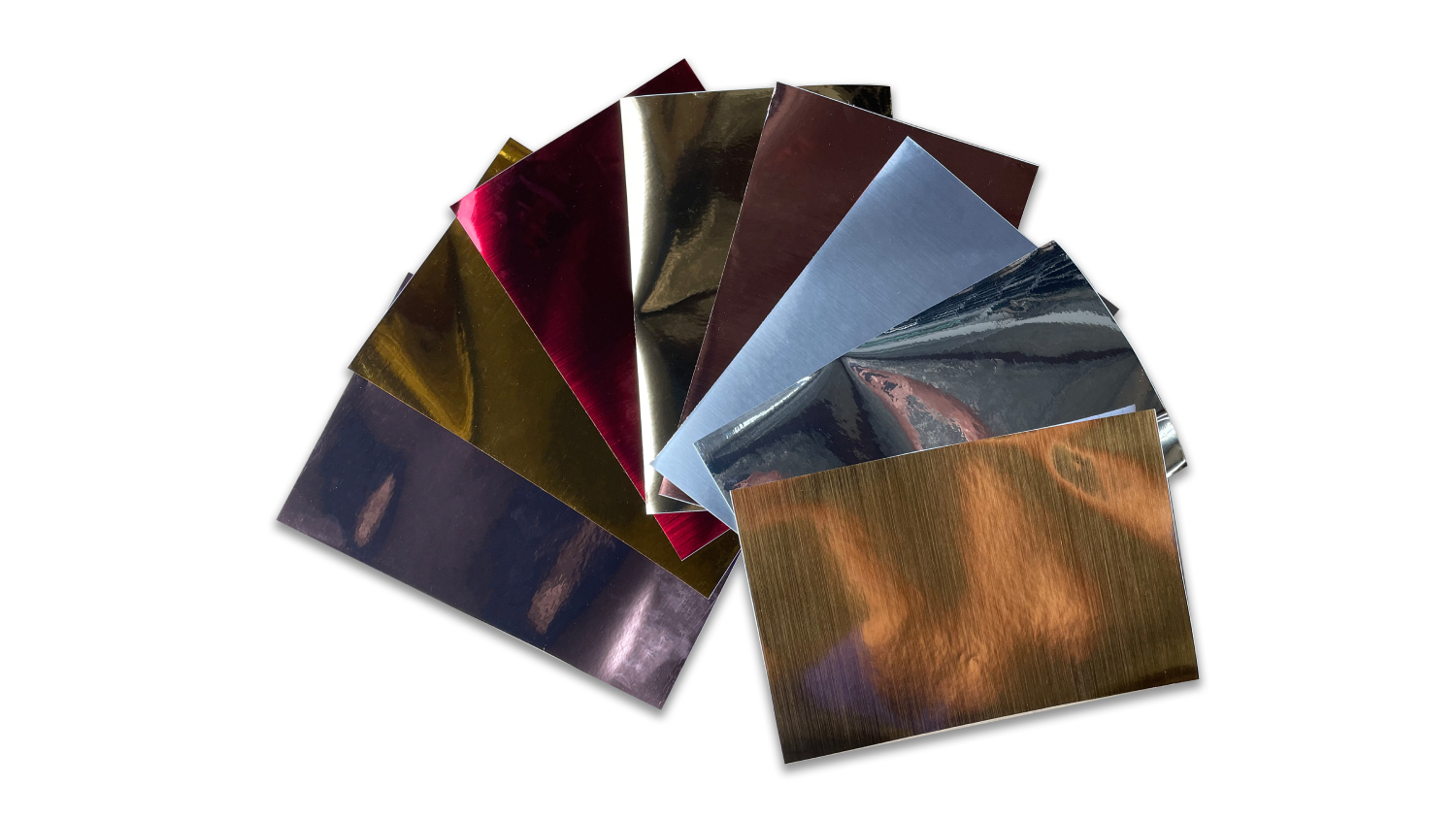 Magic Transfer Adhesive Foil Vinyl 20 x 30.5cm - Samples (8 Colours)