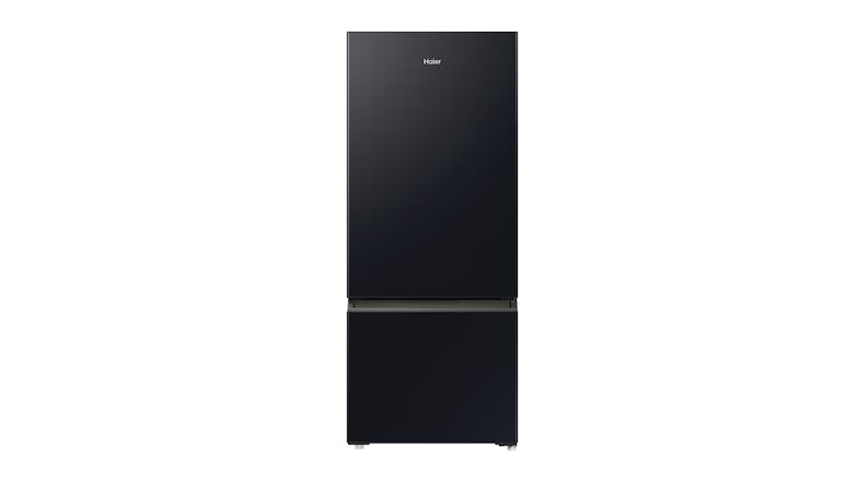 Haier 433L Bottom Mount Fridge Freezer - Black (HRF420BC)