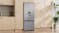 Haier 431L Bottom Mount Fridge Freezer with Water Dispenser - Satina (HRF420BHS)