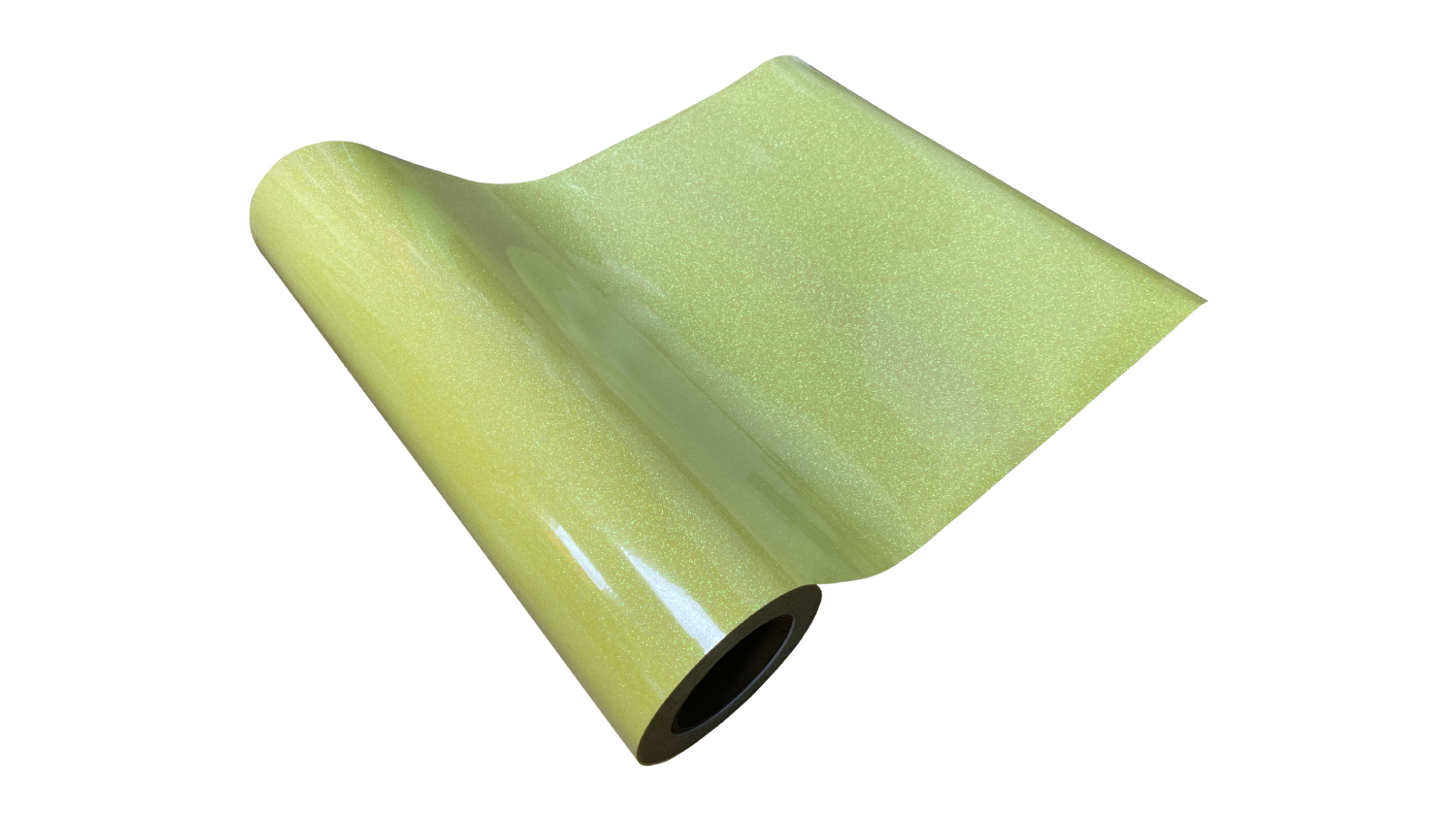 Magic Transfer Heat Transfer Vinyl 25 x 50cm - Glitter Neon Yellow