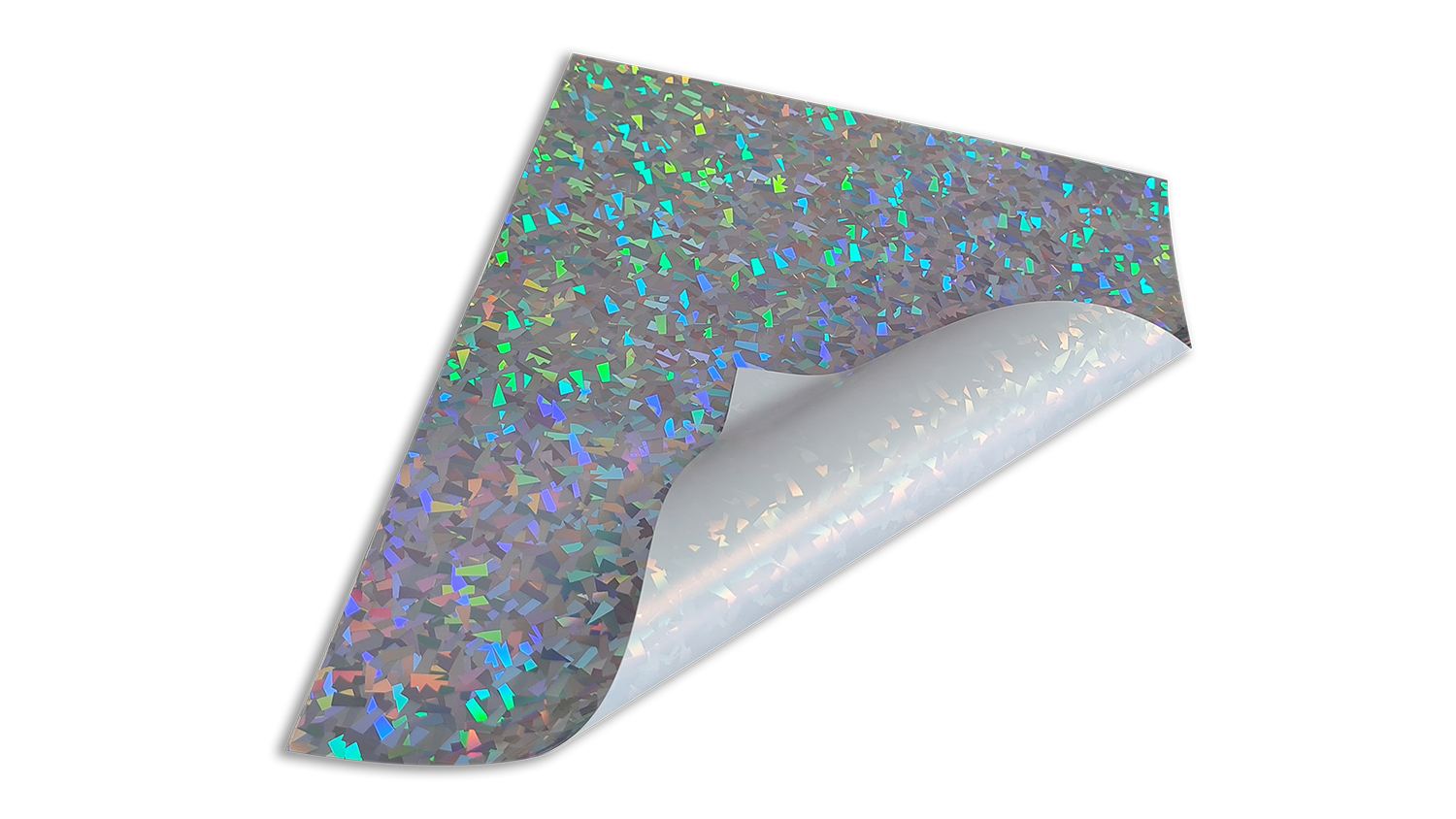 Magic Transfer Heat Transfer Vinyl 25 x 30cm - Holographic Silver Crystal