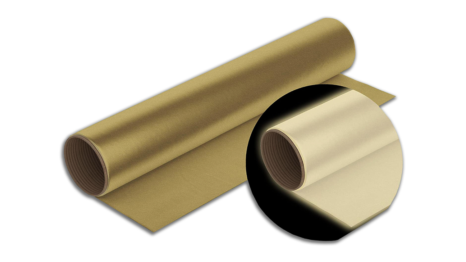 Magic Transfer Heat Transfer Vinyl 25 x 50cm - Reflective Gold