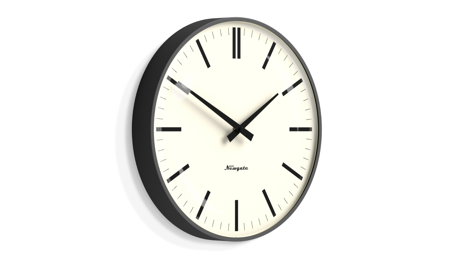 Newgate "Radio City" Wall Clock - Matte Grey