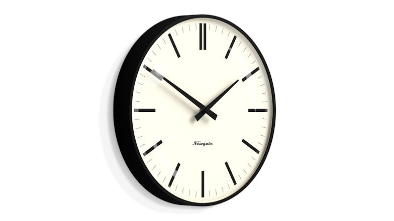 Newgate "Radio City" Wall Clock - Matte Black