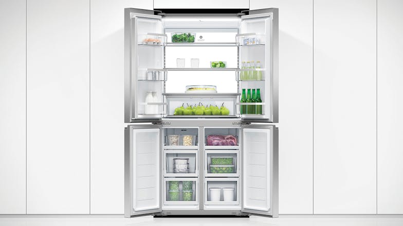 Fisher & Paykel 498L Quad Door Fridge Freezer - Stainless Steel (Series 7/RF500QNX1)