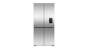 Fisher & Paykel 690L Quad Door Fridge Freezer with Ice & Water Dispenser - Stainless Steel (Series 7/RF730QNUVX1)