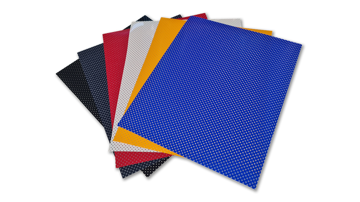 Magic Transfer Heat Transfer Vinyl w/ Vent Holes 25 x 30 cm - Samples (6 Colours)