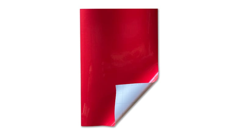 Ritrama Self-Adhesive Vinyl 20 x 30.5cm -  Red