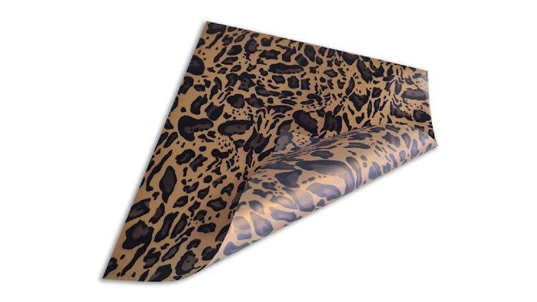 Magic Transfer Heat Transfer Vinyl 25 x 30cm - Metallic Leopard