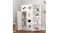 SOGA Modular Children's Storage Cubes 110 x 37 x 146cm - Minimalist Animal Print