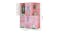 SOGA Modular Children's Storage Cubes 110 x 37 x 146cm - Pink Castle Print