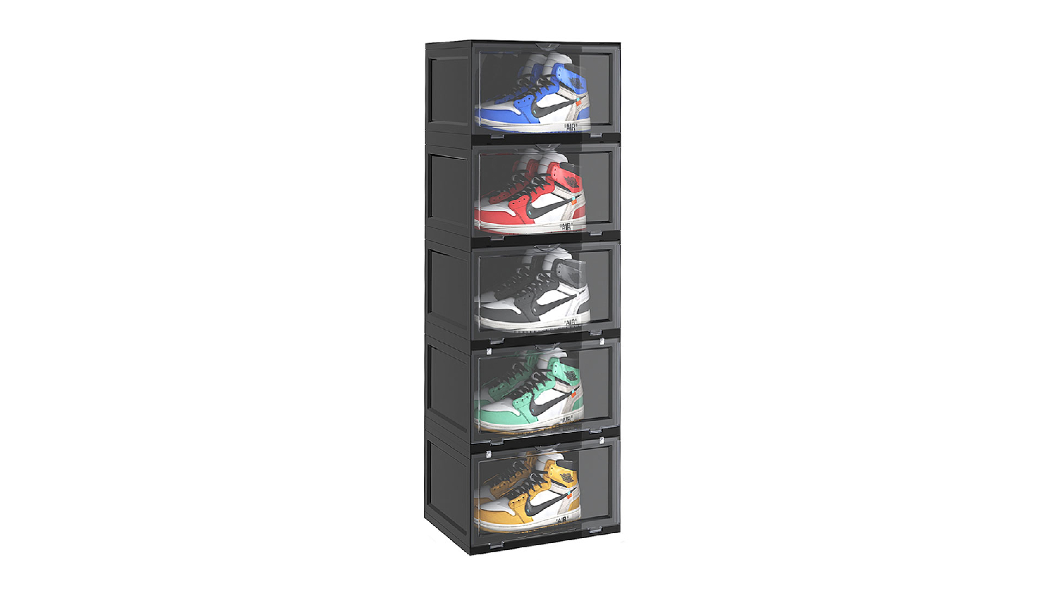 SOGA 5 Tier Shoe Organizer Black Harvey Norman New Zealand