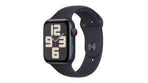 Apple Watch SE (3rd Gen) - Midnight Aluminium Case with Midnight Sport Band (44mm, Cellular & GPS, Bluetooth, Medium-Large Band)