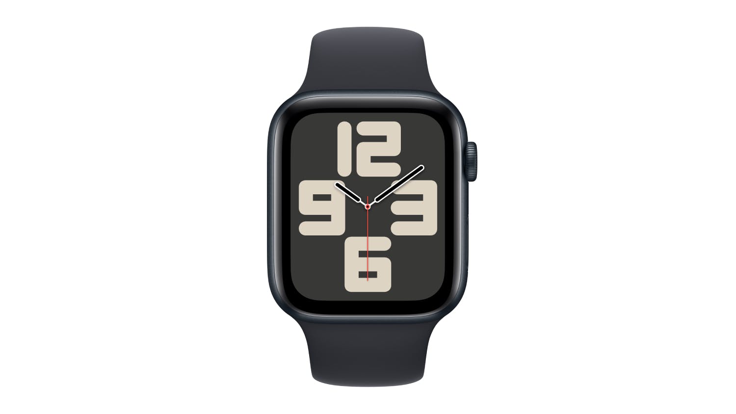 Apple Watch SE (3rd Gen) - Midnight Aluminium Case with Midnight Sport Band (44mm, Cellular & GPS, Bluetooth, Small-Medium Band)
