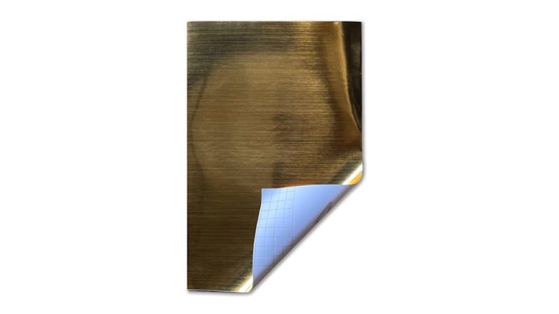 Magic Transfer Adhesive Foil Vinyl 20 x 30.5cm - Brushed Gold