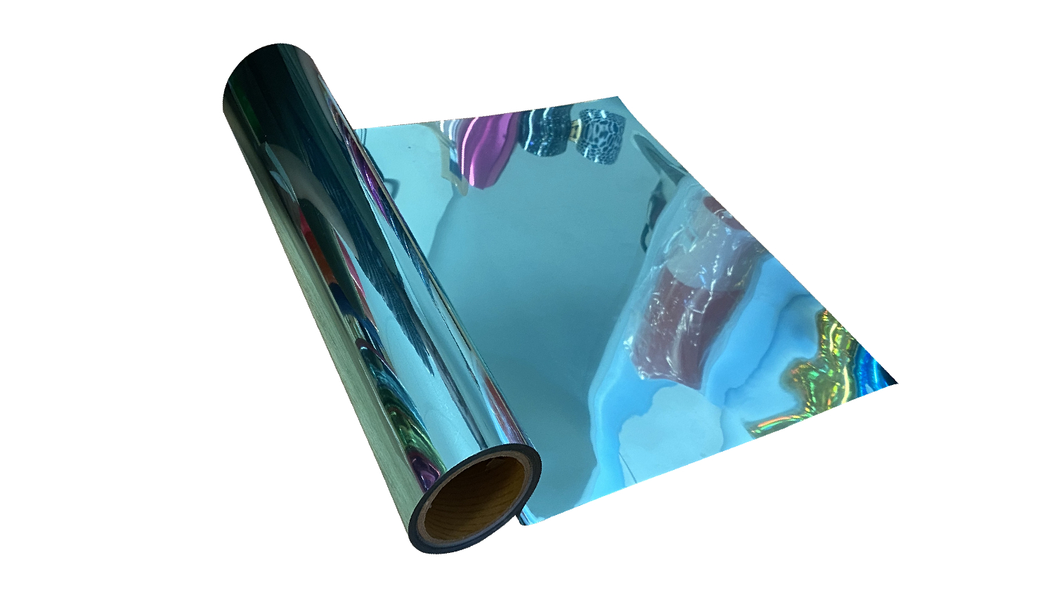 Magic Transfer Heat Transfer Vinyl 25 x 50cm - Mirrored Aqua