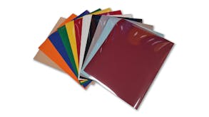 Magic Transfer Heat Transfer Vinyl 25 x 30cm - Flocking Samples (11 Colours)