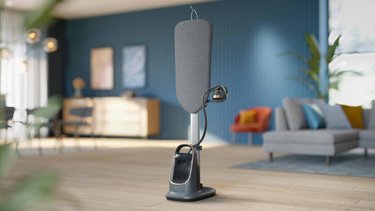 Philips 8500 Series All-in-One Garment Steamer & Ironing Solution - Slate Grey (AIS8540/80)