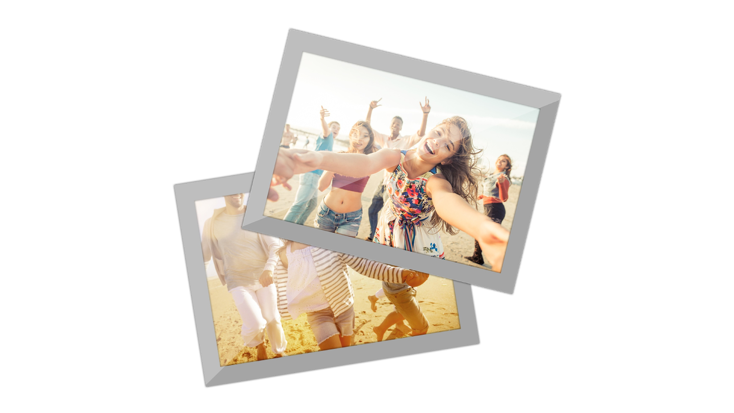 Shot2Go 6x4 Magnetic Fridge Frame - 3 Pack (Silver)