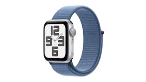 Apple Watch SE (3rd Gen) - Silver Aluminium Case with Winter Blue Sport Loop (40mm, GPS, Bluetooth)