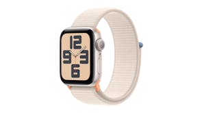 Apple Watch SE (3rd Gen) - Starlight Aluminium Case with Starlight Sport Loop (40mm, GPS, Bluetooth)