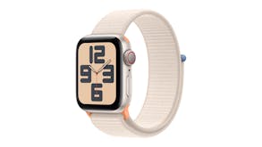 Apple Watch SE (3rd Gen) - Starlight Aluminium Case with Starlight Sport Loop (40mm, Cellular & GPS, Bluetooth)
