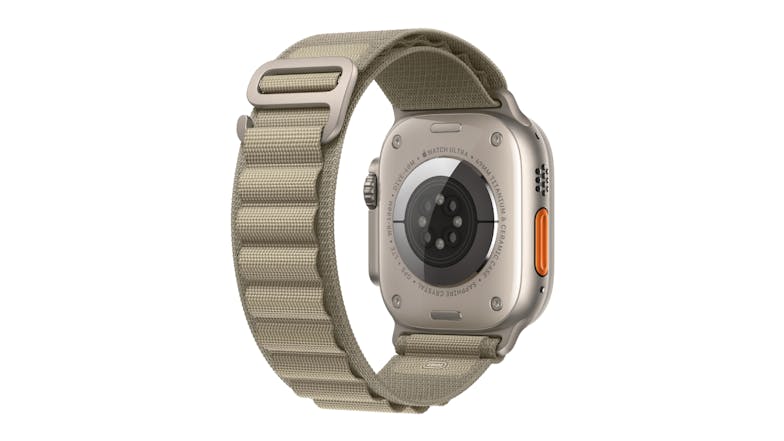 Apple Watch Ultra 2 - Titanium Case with Olive Alpine Loop (49mm, Cellular & GPS, Bluetooth, Large Loop)