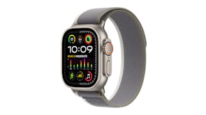 Apple Watch Ultra 2 - Titanium Case with Green/Grey Trail Loop (49mm, Cellular & GPS, Bluetooth, Medium-Large Loop)