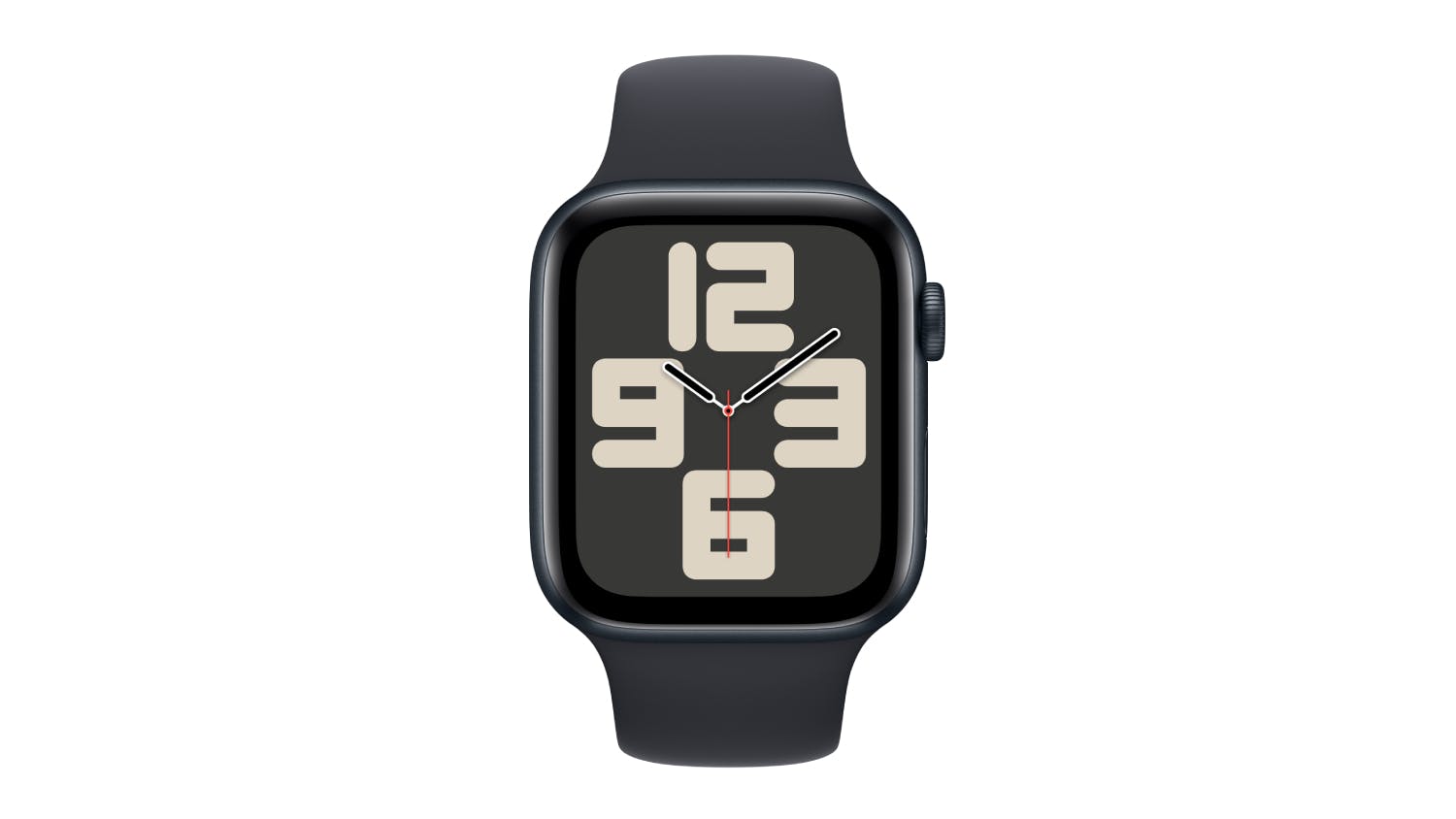 Apple Watch SE (3rd Gen) - Midnight Aluminium Case with Midnight Sport Band (44mm, GPS, Bluetooth, Small-Medium Band)