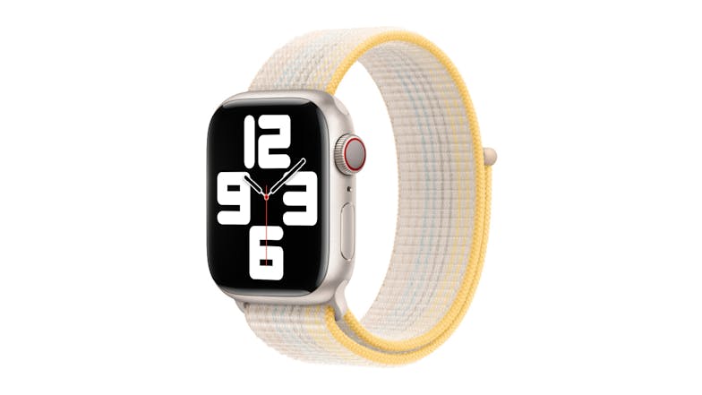 Apple Silicone Sport Loop Watch Strap for Apple Watch 41mm - Starlight