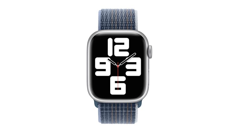 Apple Silicone Sport Loop Watch Strap for Apple Watch 41mm - Storm Blue