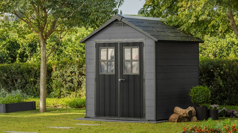 Keter Newton 757 Garden Shed - Grey