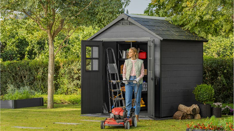 Keter Newton 757 Garden Shed - Grey