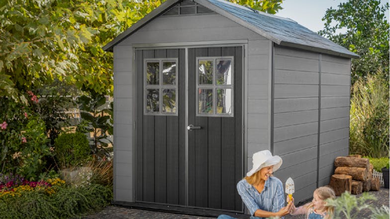 Keter Newton 7511 Garden Shed - Grey