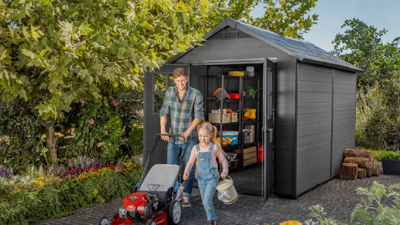 Keter Newton 7511 Garden Shed - Grey