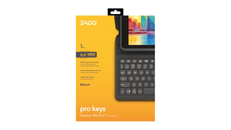 Zagg Pro Keys Keyboard Case for iPad 10.2"