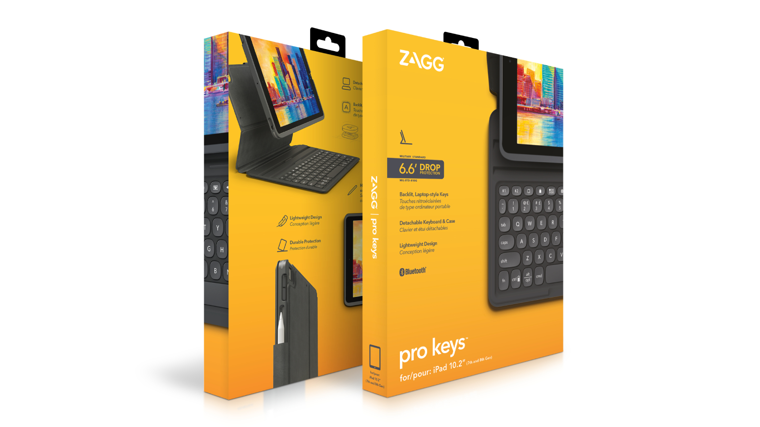 Zagg Pro Keys Keyboard Case for iPad 10.2" Harvey Norman New Zealand