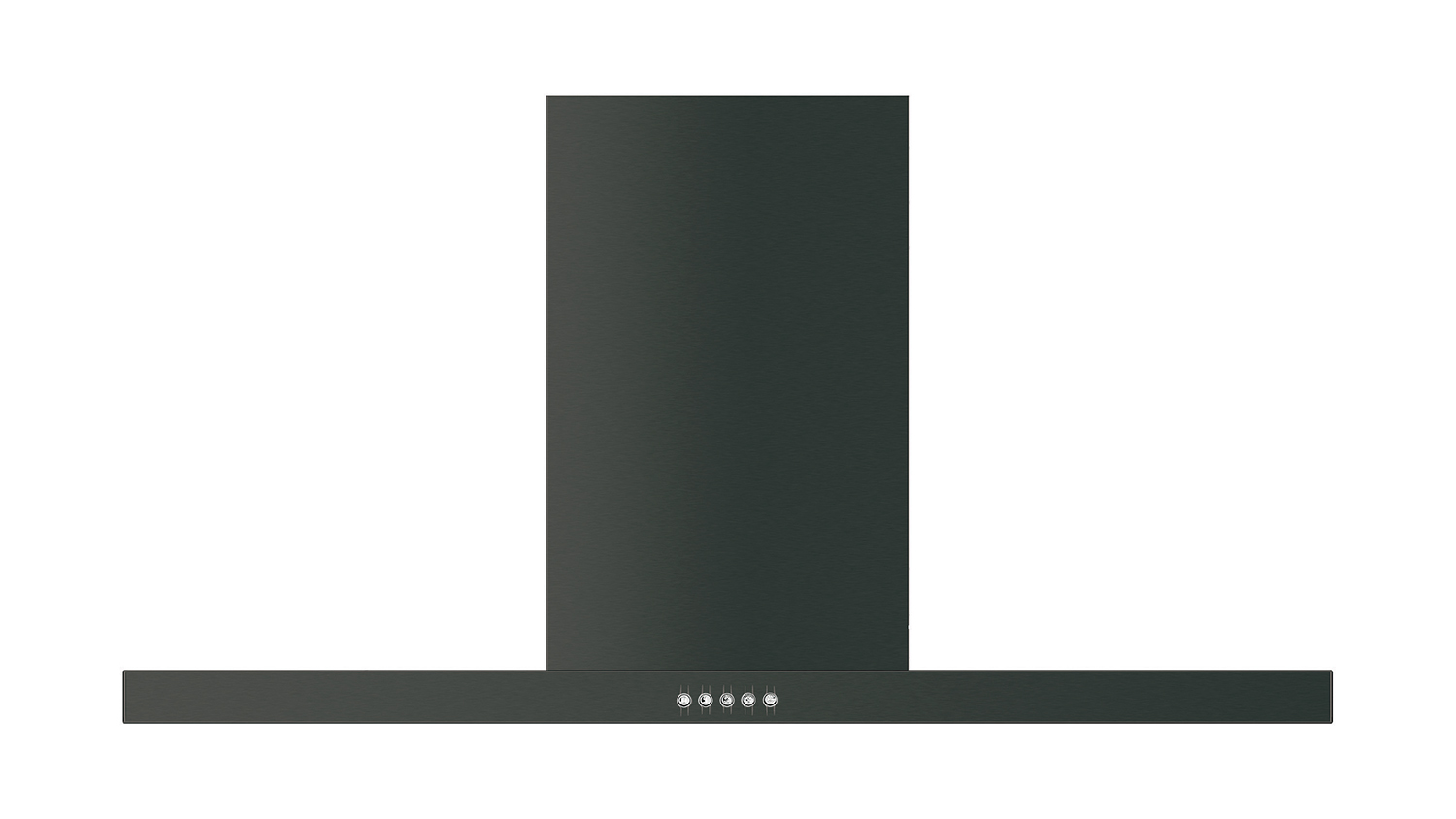 Haier 90cm Box Chimney Wall Mounted Rangehood - Black (HC90BLB1)