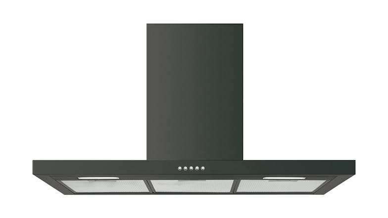 Haier 90cm Box Chimney Wall Mounted Rangehood - Black (HC90BLB1)