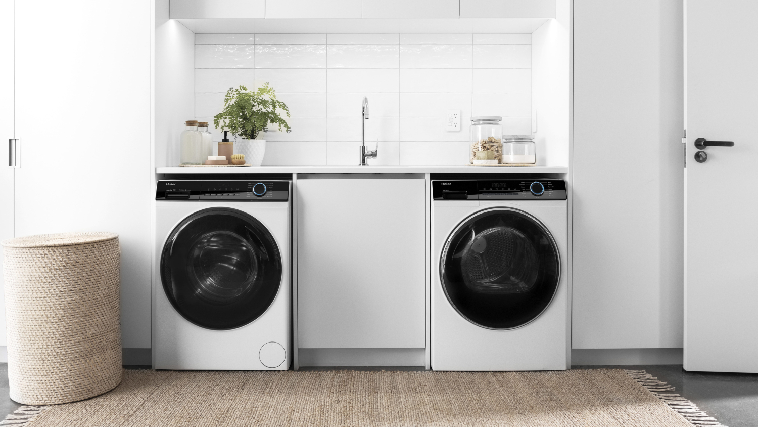 Haier 8kg Heat Pump Condenser Dryer with 14 Programs - White (HDHP80AW1)