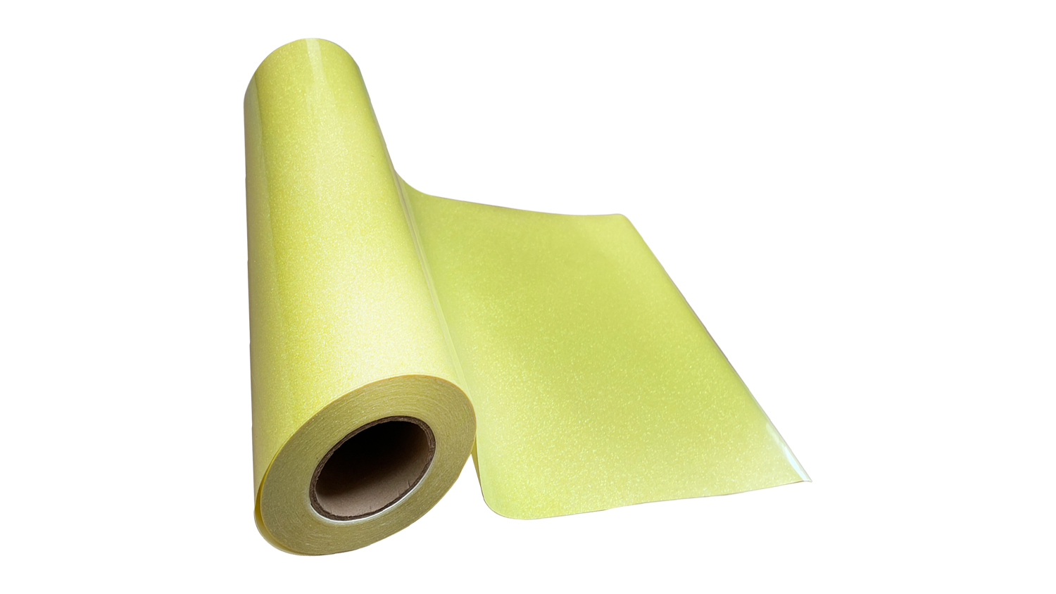 Magic Transfer Heat Transfer Vinyl 25 x 50cm - Glitter Yellow (Glow In The Dark)