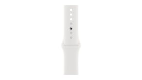 Apple Silicone Sports Band Watch Strap for Apple Watch 45mm - White