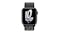 Nike Nylon Sports Loop Watch Strap for Apple Watch 41mm - Black/Summit White