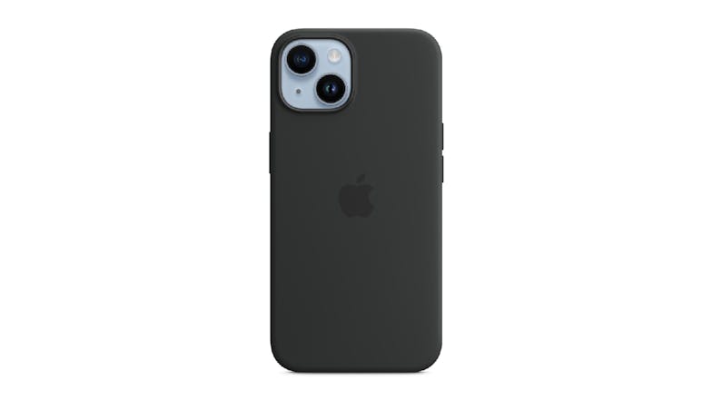 iPhone 14 Silicone Case w/ MagSafe - Midnight