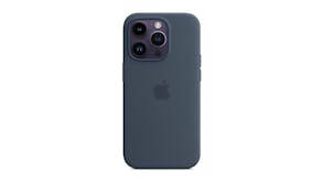 iPhone 14 Pro Silicone Case w/ MagSafe - Storm Blue