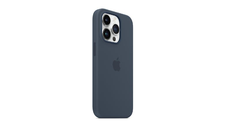 iPhone 14 Pro Silicone Case w/ MagSafe - Storm Blue