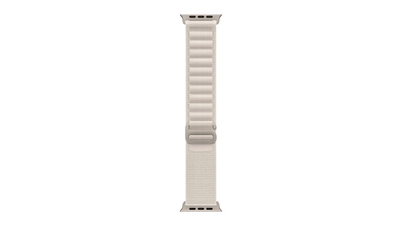 Apple Nylon Alpine Loop Watch Strap for Apple Watch 49mm - Starlight (L)