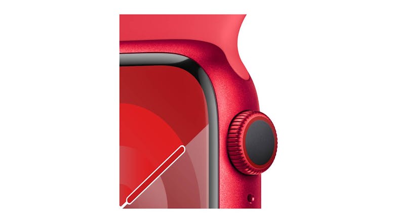 Apple Watch Series 9 - (PRODUCT)RED Aluminium Case with (PRODUCT)RED Sport Band (41mm, GPS, Bluetooth, Small-Medium Band)