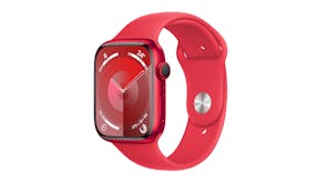 Apple Watch Series 9 - (PRODUCT)RED Aluminium Case with (PRODUCT)RED Sport Band (45mm, GPS, Bluetooth, Small-Medium Band)